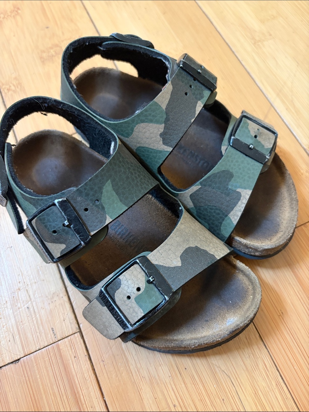 Kids Camo Birkenstocks